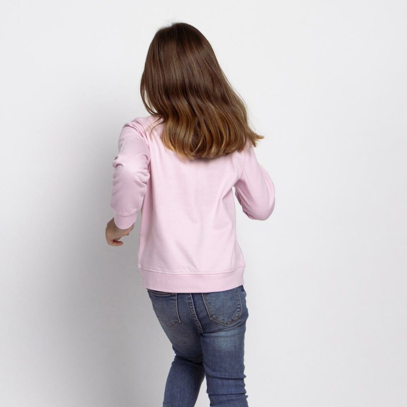 Sweat sans capuche enfant Minnie Mouse Rose