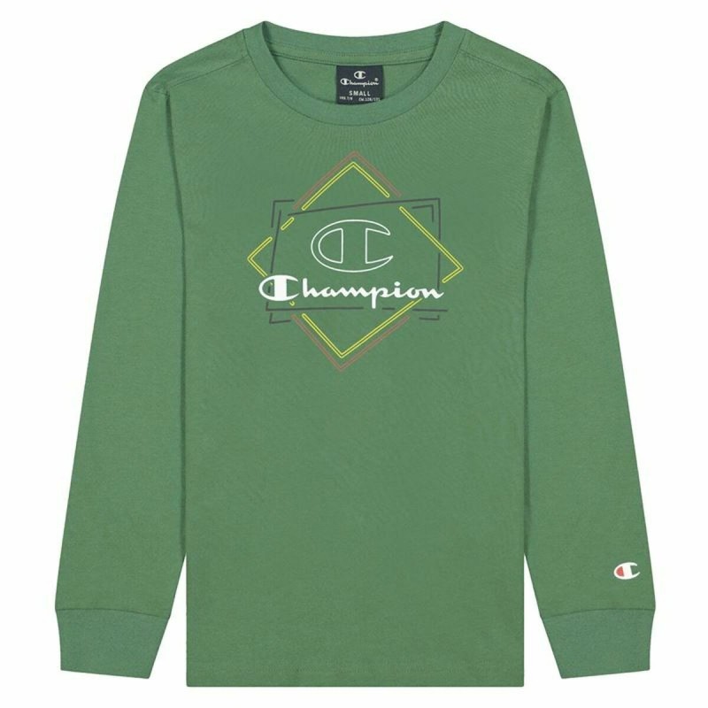 T-shirt à Manches Longues Enfant Champion Athletic Crewneck  Vert