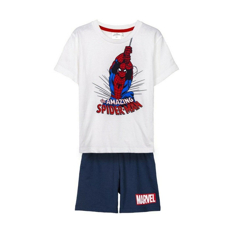 Ensemble de Vêtements Spider-Man Blanc Enfant