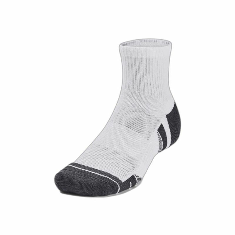 Chaussettes de Sport Under Armour Performance Blanc Unisexe