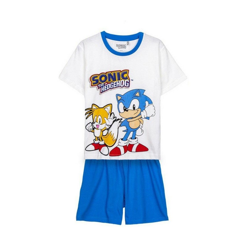 Pyjama Enfant Sonic Bleu Bleu clair