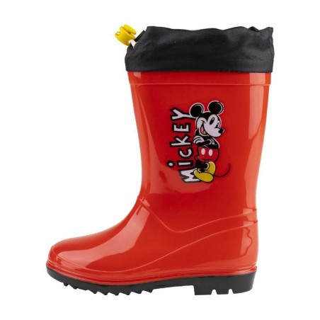 Bottes en Caoutchouc pour Enfants Mickey Mouse Rouge