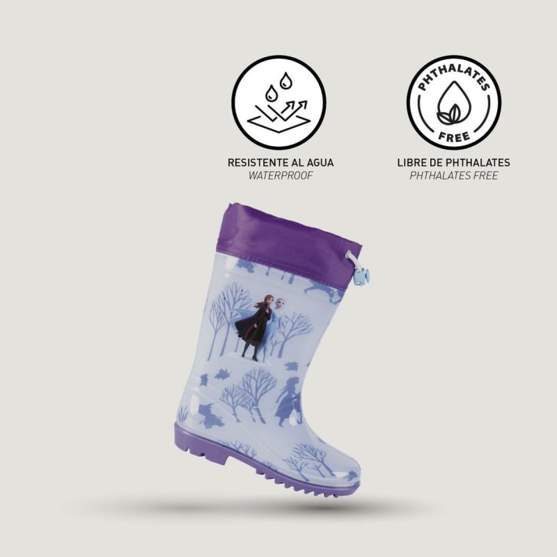 Bottes en Caoutchouc pour Enfants Frozen Lila