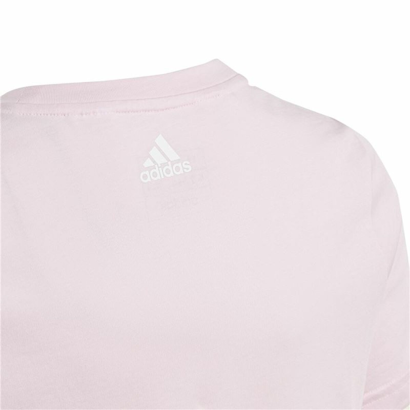 T shirt à manches courtes Enfant Adidas G Lin T Rose