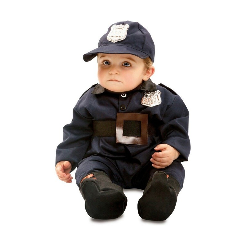 Déguisement pour Bébés My Other Me Bleu Police (4 Pièces)