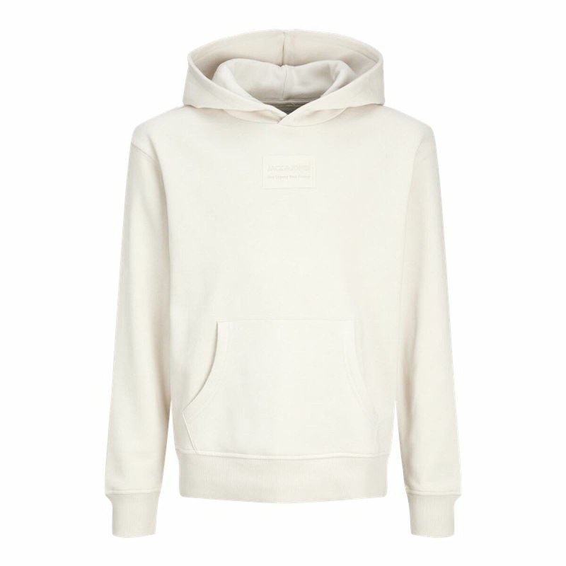 Sweat à capuche enfant Jack & Jones Jjhakkai Blanc