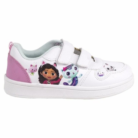 Chaussures de Sport pour Enfants Gabby's Dollhouse Velcro Blanc