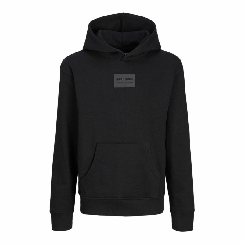 Sweat à capuche enfant Jack & Jones Jjhakkai Noir