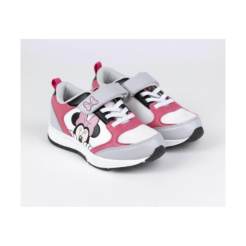 Chaussures de Sport pour Enfants Minnie Mouse Gris Rose