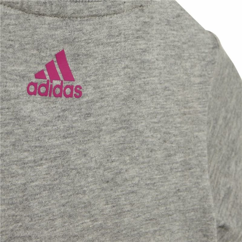 Ensemble de Sport pour Bébé Adidas Essentials Lineage Gris foncé