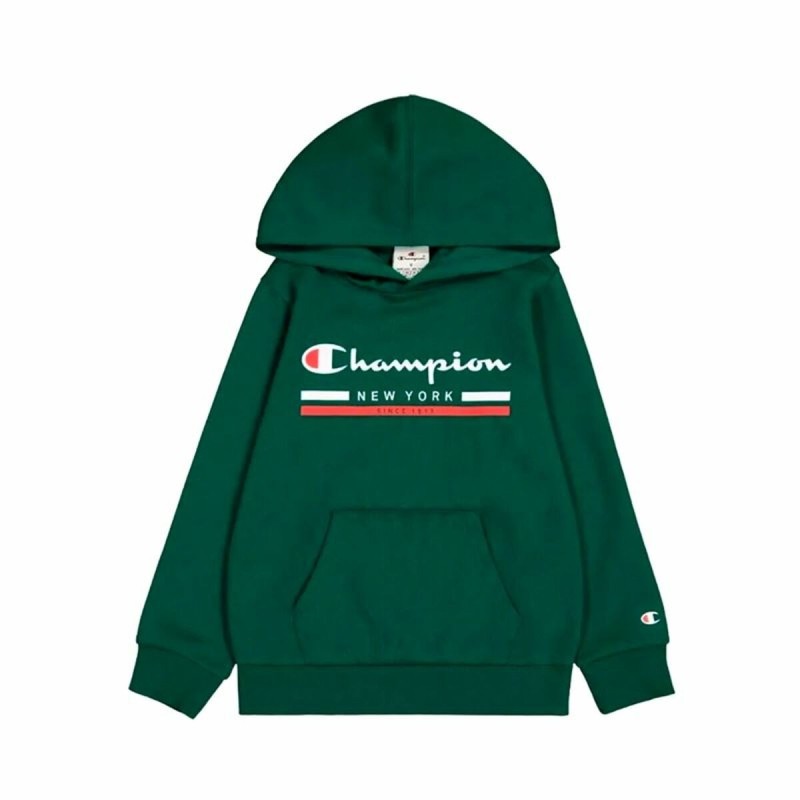 Sweat à capuche enfant Champion Olive