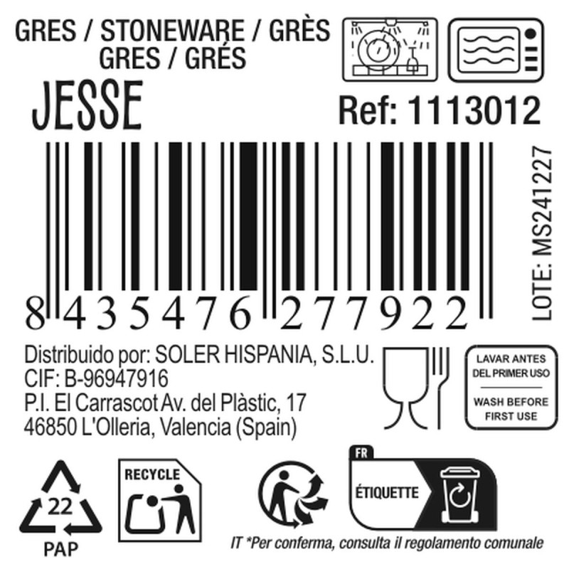 Tasse Jesse 330 ml (24 Unités)