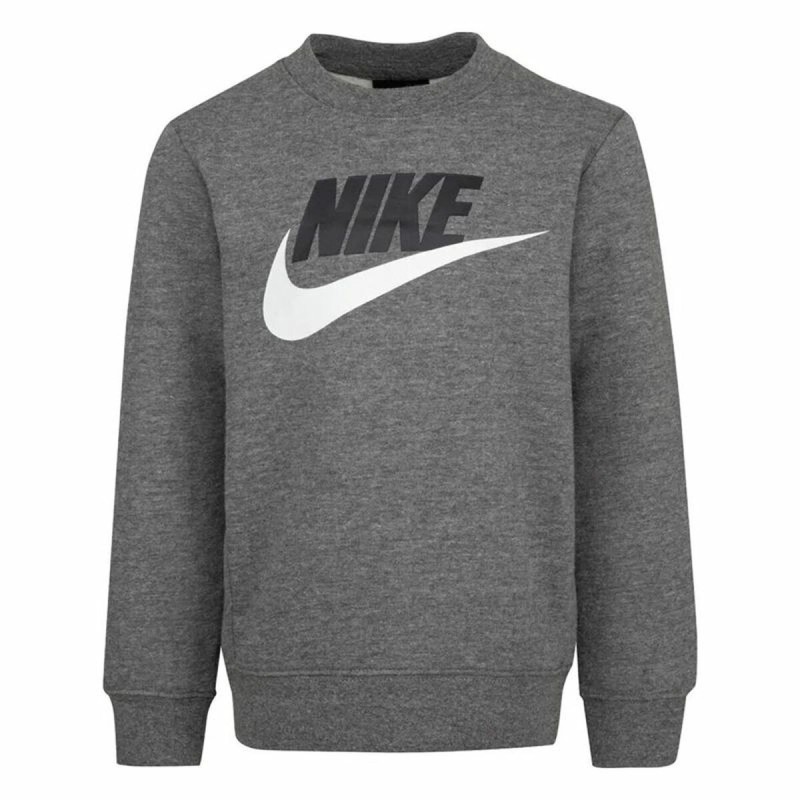 Sweat sans capuche enfant Nike Gris