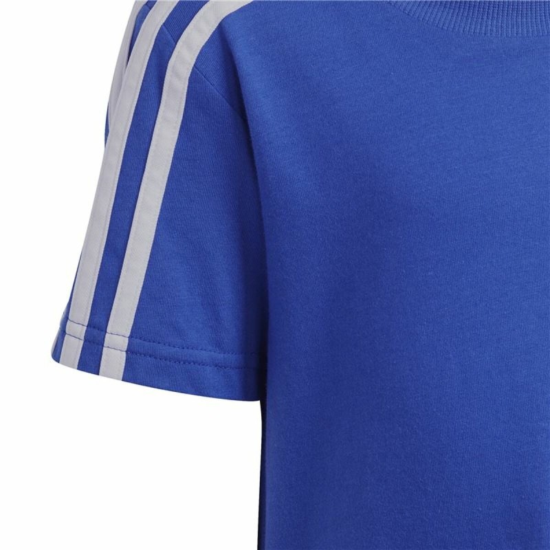 Ensemble de Sport pour Enfants Adidas 3 Stripes Bleu