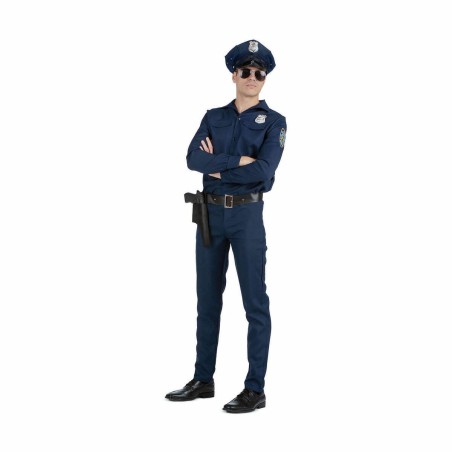 Déguisement pour Adultes My Other Me Bleu Police (4 Pièces)