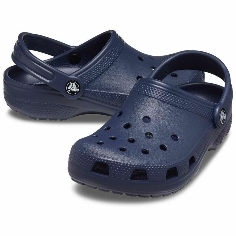 Sabots de Plage Crocs Classic Clog T Bleu foncé Enfants