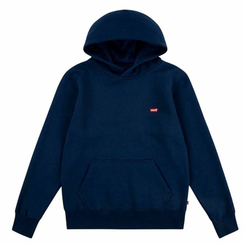 Sweat à capuche enfant Levi's Lvb Mini Batwing Bleu foncé