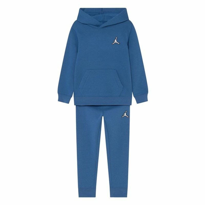 Ensemble de Sport pour Bébé Jordan Mj Essentials Flc Po Set Bleu 2 Pièces