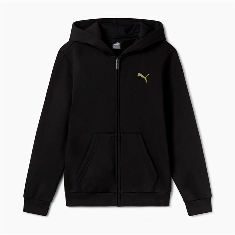 Veste Enfant Puma Essentials+ Graphic Hoodie Fz Noir