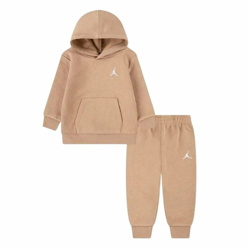 Ensemble de Sport pour Enfants Jordan Jdn Mj Brklyn Flc Po Setf Multicouleur 2 Pièces