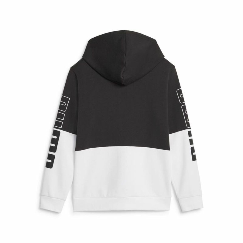 Sweat à capuche et fermeture éclair unisex Puma Noir