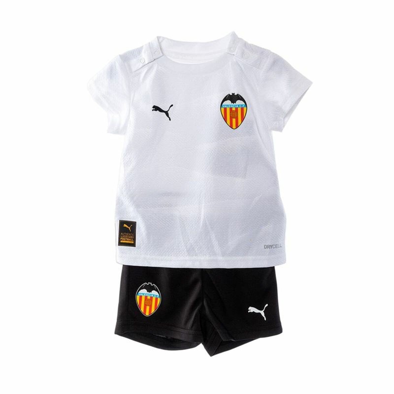 Ensemble de Sport pour Bébé Puma Valencia CF Blanc Noir