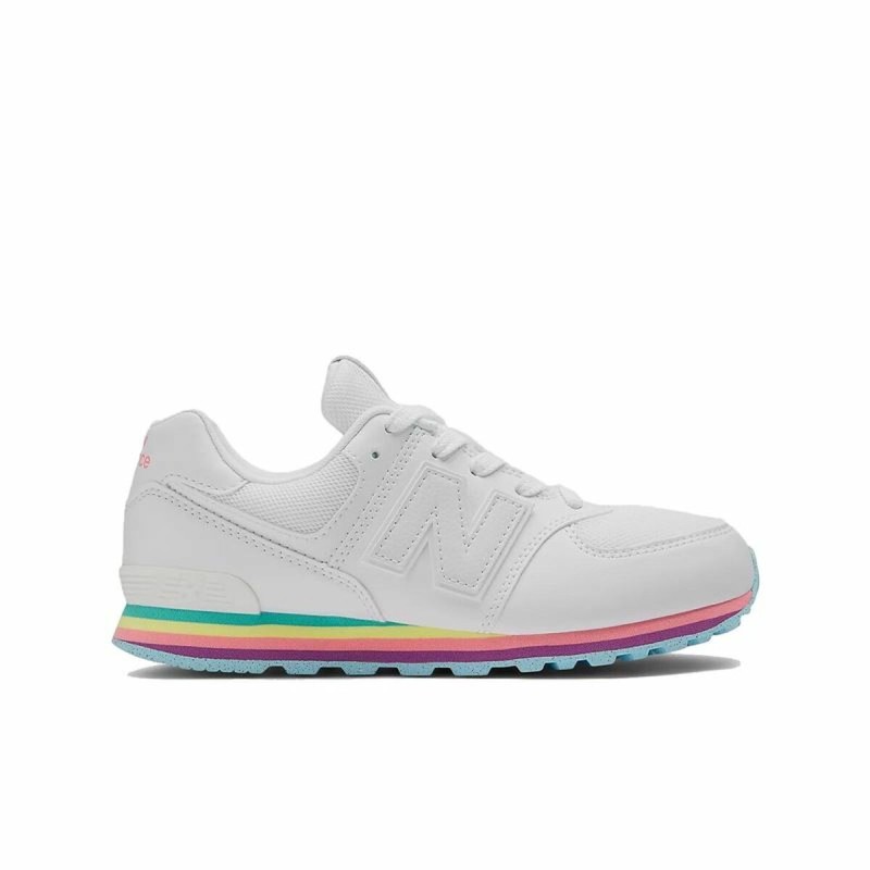 Chaussures de Sport pour Enfants New Balance 574 Core Blanc