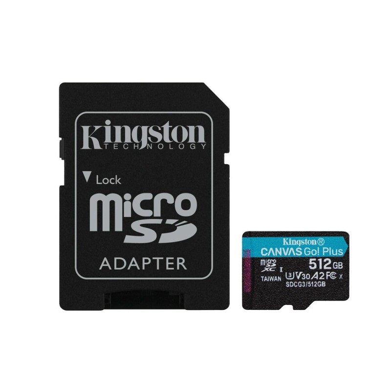 Carte Micro SD Kingston Canvas Go! Plus 512 GB