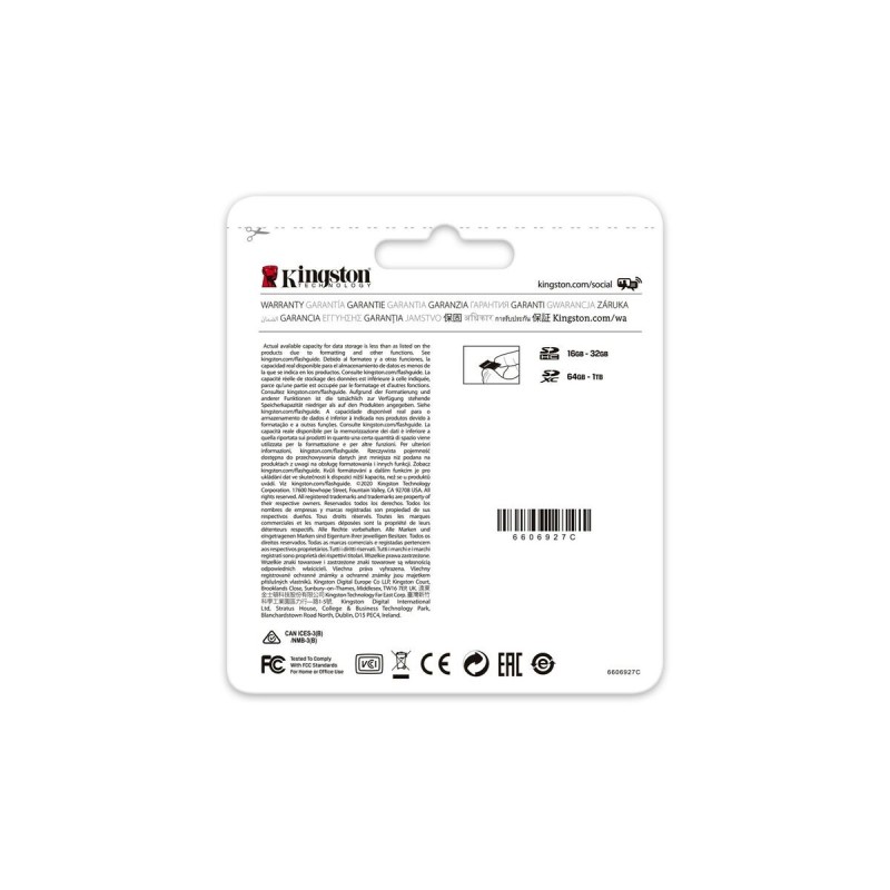 Carte Micro SD Kingston Canvas Go! Plus 512 GB