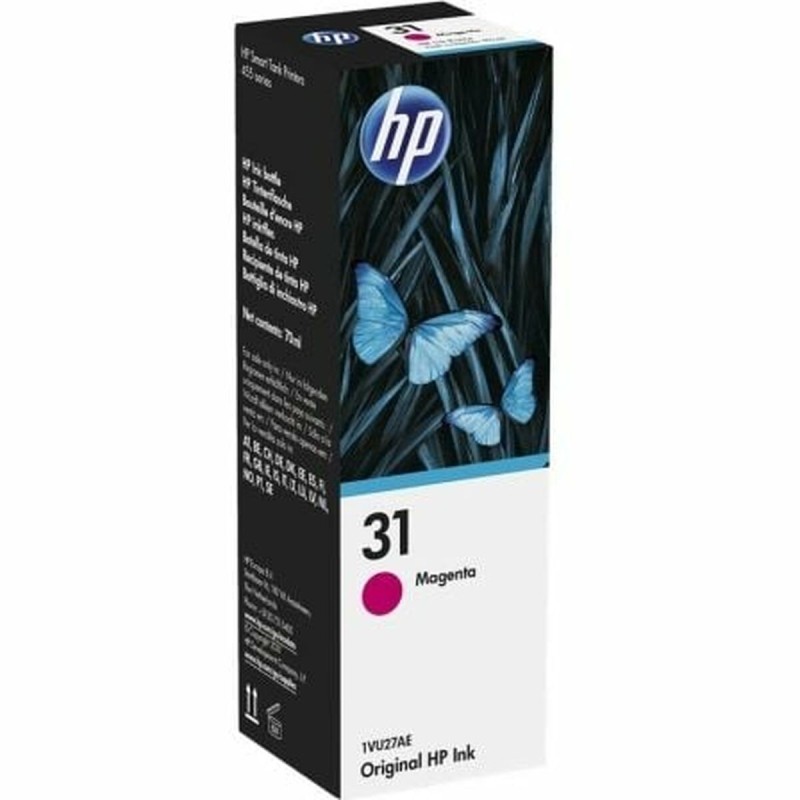 Encre pour Recharger des Cartouches HP 1VU27AE Magenta 70 ml