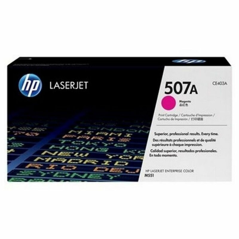 Toner original HP CE403A Rouge Magenta