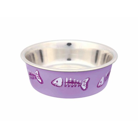 Mangeoire pour chats Trixie Acier inoxydable Ø 12 cm