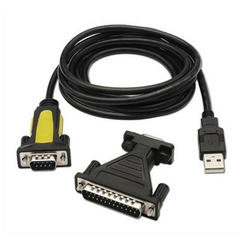 Adaptateur USB vers RS232 NANOCABLE 10.03.0002 Noir 1