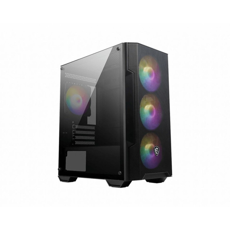 Boîtier ATX semi-tour MSI MAG FORGE M100A Noir Transparent