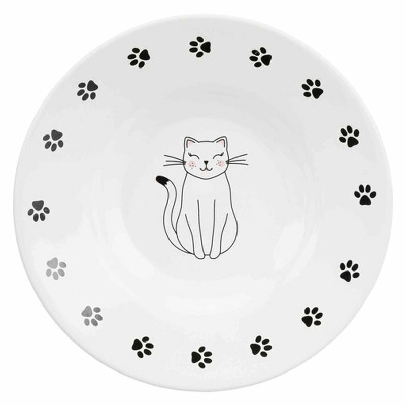 Mangeoire pour chats Trixie Blanc 15 cm