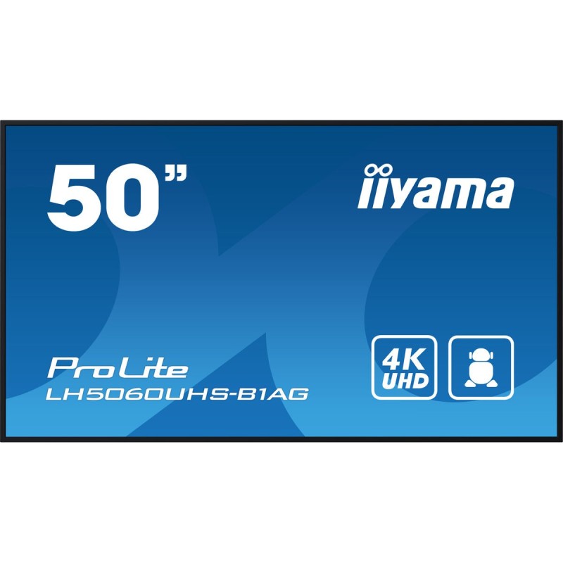 Moniteur Videowall Iiyama LH5060UHS-B1AG 4K Ultra HD 50"