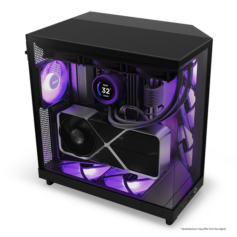 Boîtier ATX semi-tour NZXT H6 Air Flow Noir