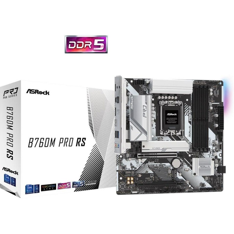 Carte Mère ASRock 90-MXBLH0-A0UAYZ LGA 1700 Intel B760