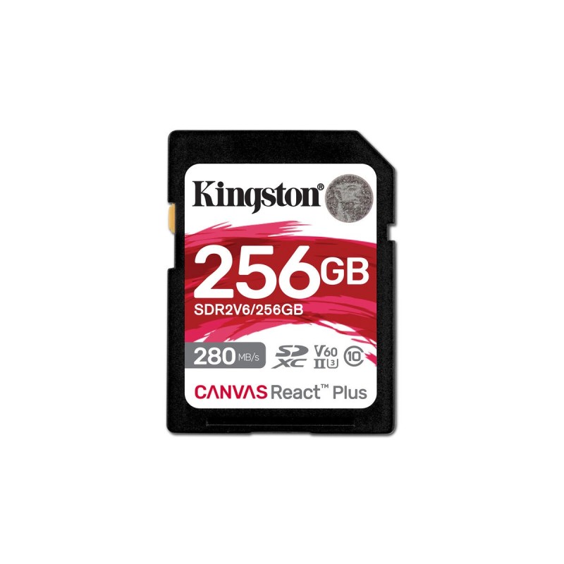 Carte Mémoire SDXC Kingston Technology Canvas React Plus 256 GB