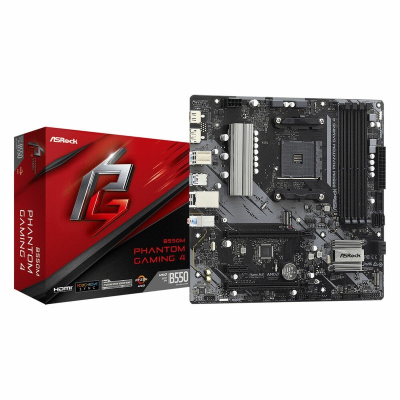 Carte Mère ASRock 90-MXBE90-A0UAYZ AMD B550 AMD AM4