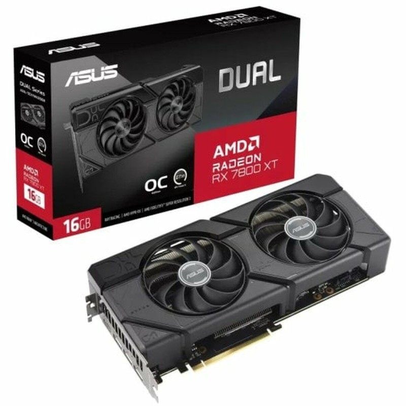 Carte Graphique Asus Dual Radeon RX 7800 XT OC Edition GDDR6 16 GB