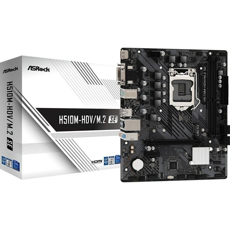 Carte Mère ASRock H510M-HDV/M.2 SE LGA 1200 Intel H470