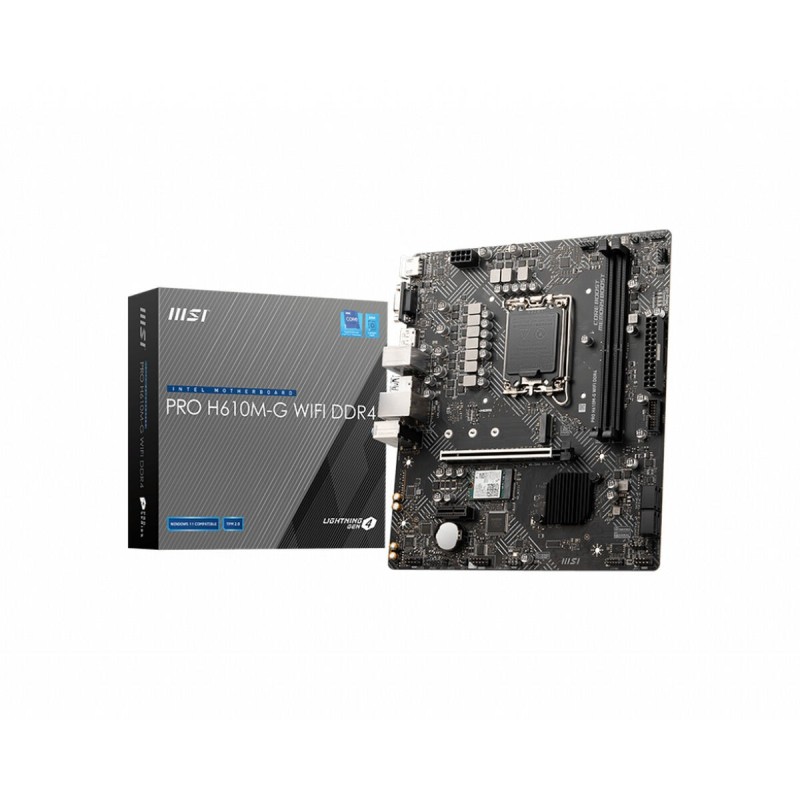 Carte Mère MSI PRO H610M-G WIFI DDR4 LGA 1700 INTEL H610