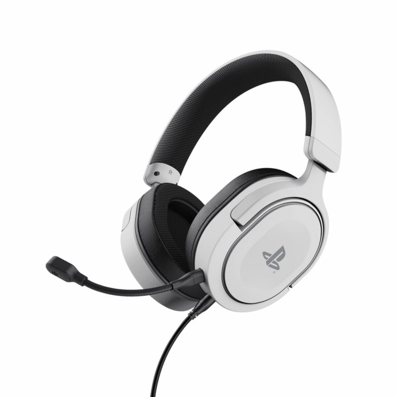 Casques avec Microphone Trust GXT 498 Forta Blanc Noir