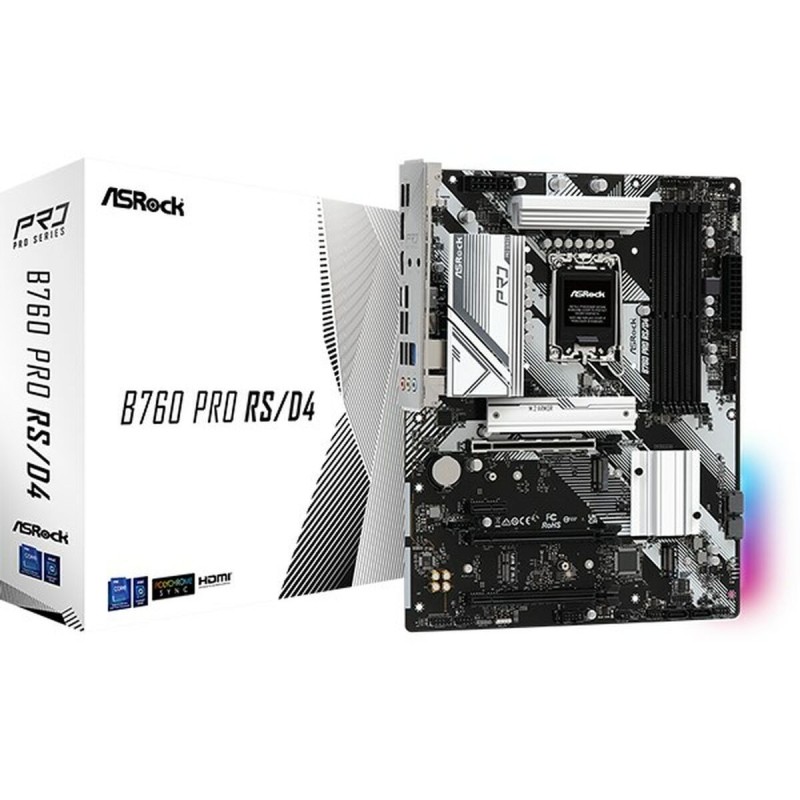 Carte Mère ASRock B760 Pro RS/D4 LGA 1700 Intel B760