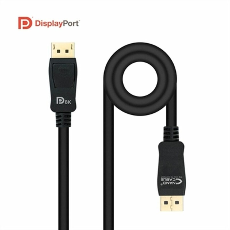 Câble DisplayPort NANOCABLE 1 Noir 1