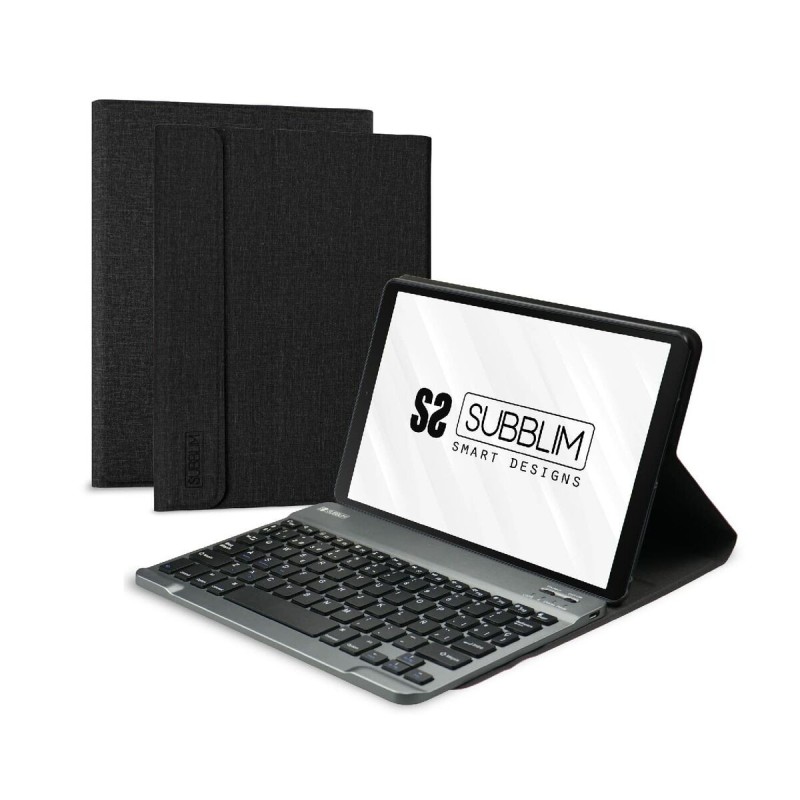 Housse pour Tablette et Clavier Subblim SUBKT3BTS055 Noir Espagnol Qwerty QWERTY