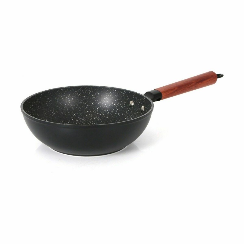 Wok Quttin Doha Aluminium forgé 50 x 28 x 9 cm (6 Unités)