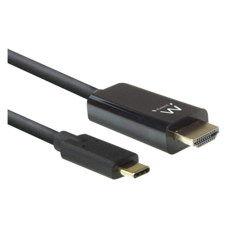 Adaptateur USB-C vers HDMI Ewent EW9824 Noir 2 m