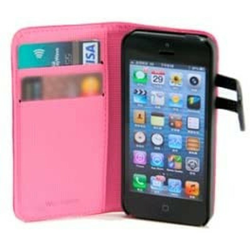 Protection pour téléphone portable Wazzabee WB-M30WP-PK iPhone 5 Rose